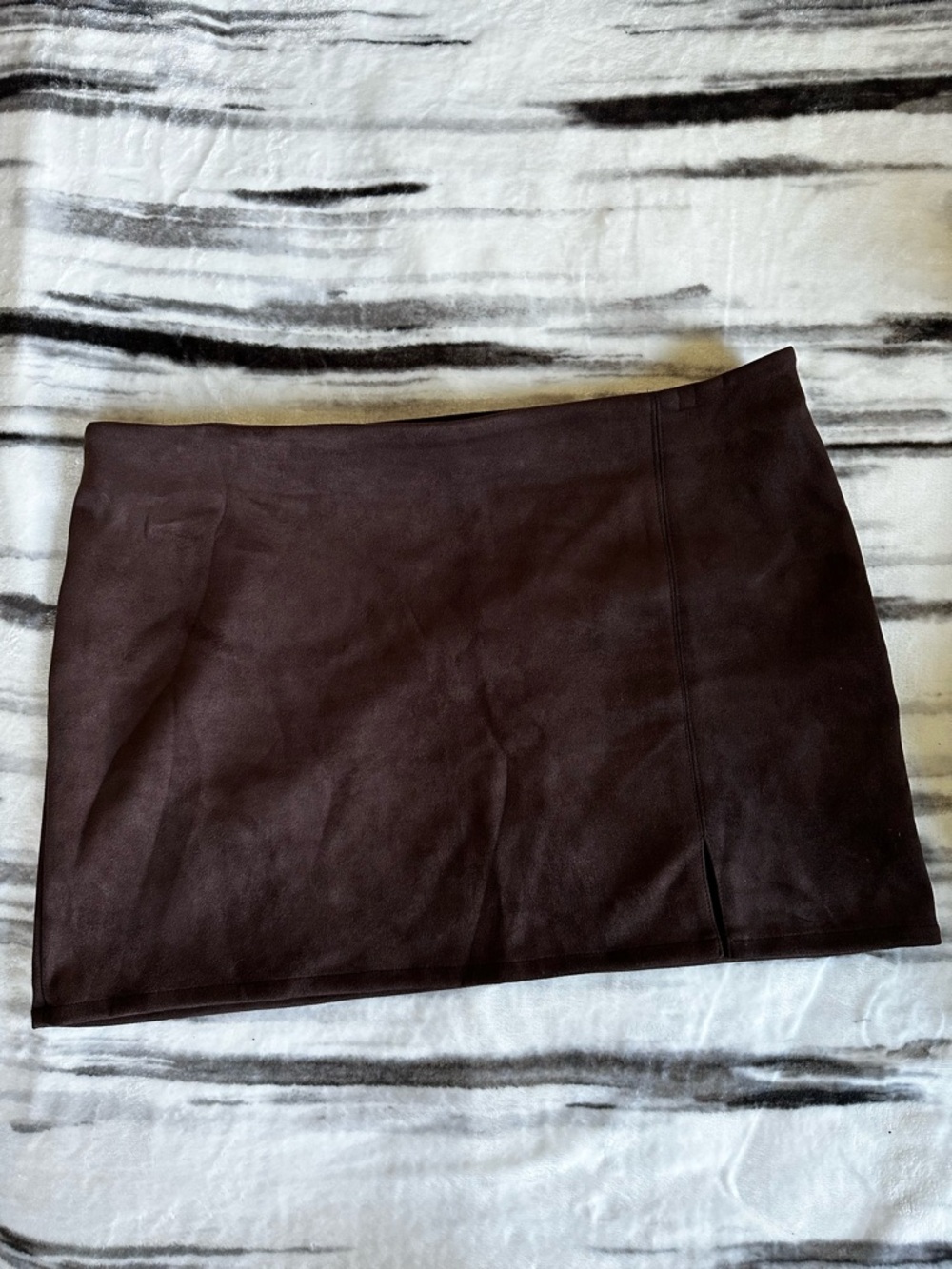 Song of Style Dark Brown Soft Mini Skirt